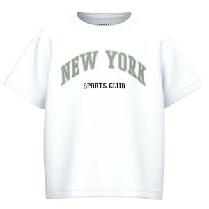Name It T-Shirt - Nkmvalix - Bright White/new York Sports Club - Name It - 11-12 År (146-152) - T-Shirt