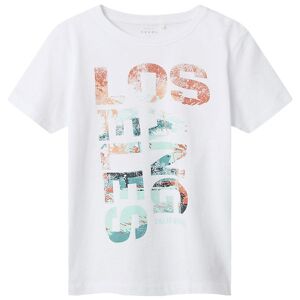 Name It T-Shirt - Nkmvictor - Bright White/los Angeles - Name It - 9-10 År (134-140) - T-Shirt