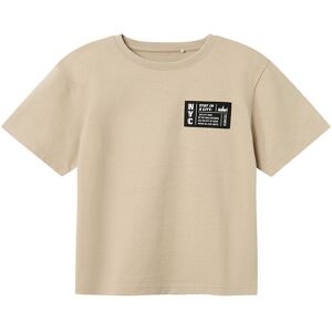 Name It T-Shirt - Nkmvector - Pure Cashmere - Name It - 11-12 År (146-152) - T-Shirt