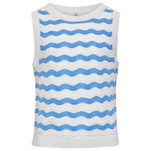 Kids Only Top - Strik - Kogmaisanna - Cloud Dancer M. Hulmønster - Kids Only - 11-12 År (146-152) - T-Shirt