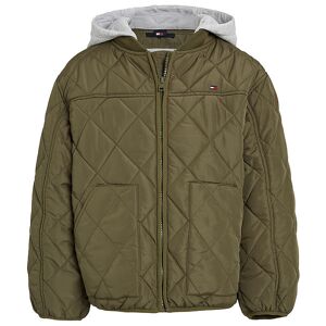 Tommy Hilfiger Dynejakke - Utility Olive - Tommy Hilfiger - 14 År (164) - Dunjakke