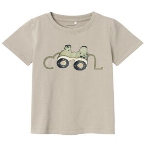 Name It T-Shirt - Nmmjacts - Pure Cashmere - Name It - 3 År (98) - T-Shirt