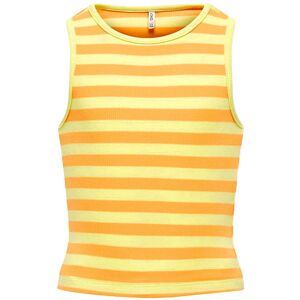 Kids Only Top - Rib - Kognessa - Shadow Line/chamois - Kids Only - 5-6 År (110-116) - Tanktop