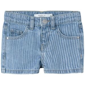 Name It Shorts - Nmfrose - Light Blue Denim M. Striber - Name It - 1½ År (86) - Shorts