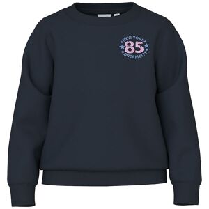 Name It Sweatshirt - Nkfvasacha - Dark Sapphire/new York - Name It - 11-12 År (146-152) - Sweatshirt