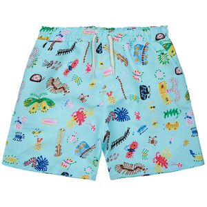 Bobo Choses Badeshorts - Funny Insects All O - Bermuda - Aqua B - Bobo Choses - 6-7 År (116-122) - Badetøj