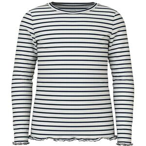 Name It Bluse - Nkfvemma - Jet Stream/ Dark Sapphire - Name It - 7-8 År (122-128) - Bluse