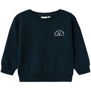 Name It Sweatshirt - Nmmvikram - Dark Sapphire/future - Name It - 3 År (98) - Sweatshirt