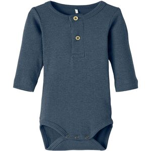 Name It Body L/æ - Noos - Rib - Nbmkab - Bering Sea/melange - Name It - 1½ År (86) - Body L/æ