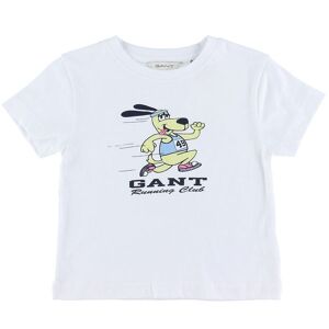 Gant T-Shirt - Running Dog - White - Gant - 5-6 År (110-116) - T-Shirt