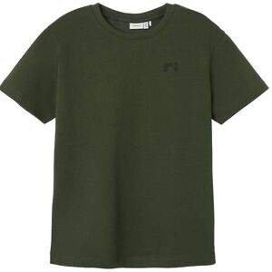 Name It T-Shirt - Nkmgreg - Olive Night - Name It - 13-14 År (158-164) - T-Shirt