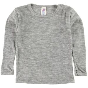 Engel Bluse - Uld/silke - Gråmeleret - Engel - 6 År (116) - Bluse