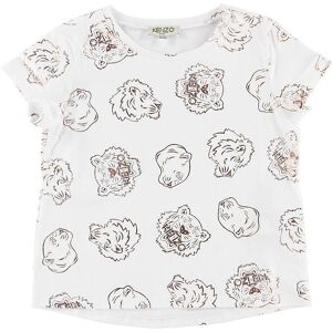 T-Shirt - Hvid M. Rosa Bronze Tigere - Kenzo - 10 År (140) - T-Shirt