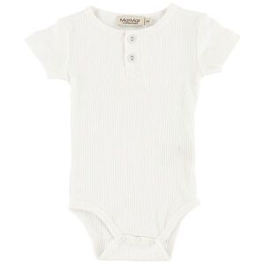 Marmar Body K/æ - Rib - Modal - Hvid - Marmar - 3 År (98) - Body K/æ