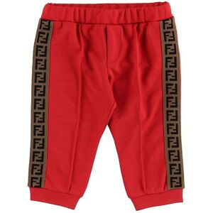 Fendi Kids Bukser - Track - Rød M. Stribe - Fendi - 1 År (80) - Bukser - Bomuld