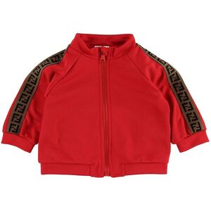 Fendi Kids Cardigan - Track - Rød M. Stribe - Fendi - 1 År (80) - Cardigan