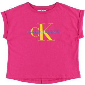 Klein T-Shirt - Pink M. Logo - Calvin Klein - 14 År (164) - T-Shirt