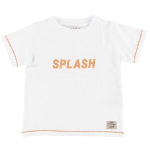 Mini A Ture T-Shirt - Simion - White M. Splash - Mini A Ture - 6 År (116) - T-Shirt