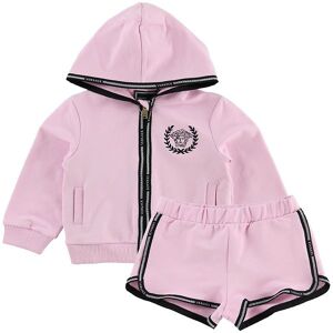 Young Versace Cardigan/shorts - Lyserød M. Logo - Versace - 1 År (80) - Cardigan