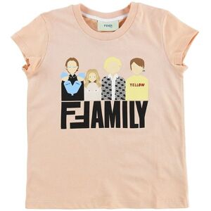 Fendi Kids T-Shirt - Pudder M. Fendi Family - Fendi - 4 År (104) - T-Shirt