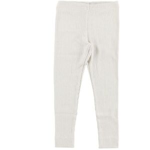 Marmar Leggings - Rib - Modal - Off White - Marmar - 6 År (116) - Leggings