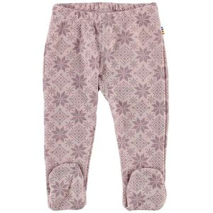 Joha Leggings M. Fod - Uld - Rosa M. Stjerner - Joha - 50 - Leggings - Uld