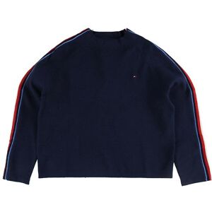 Tommy Hilfiger Bluse - Navy M. Stribe - Tommy Hilfiger - 14 År (164) - Bluse