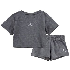 Jordan T-Shirt/shorts - Essentiel - Gråmeleret - Jordan - 6-7 År (116-122) - T-Shirt