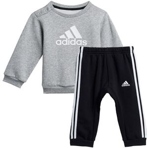 Adidas Performance Sweatsæt - Bos - Gråmeleret/hvid - Adidas Performance - 1½ År (86) - Sweatsæt