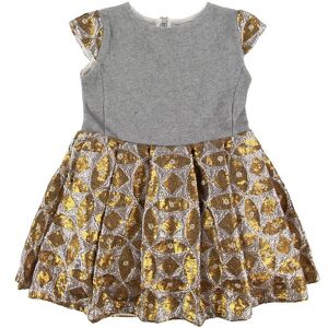 Mini A Ture X-Mas Kjole - Maj - Champagn Beige - Mini A Ture - 7 År (122) - Kjole