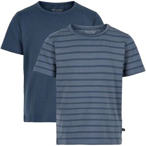 Minymo T-Shirts - 2-Pak - New Navy M. Striber - Minymo - 1½ År (86) - T-Shirt