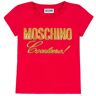 Moschino T-Shirt - Rød M. Guld - Moschino - 10 År (140) - T-Shirt