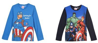 Avengers Assemble Avengers T-shirt børn (Marine blå, 10A - 140 CM)