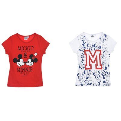 Disney Minnie Mouse T-shirt (Rød, 8A - 128 CM)