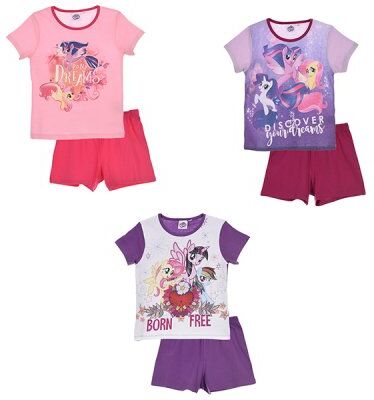 My Little Pony Min lille pony sætter shorts og t-shirt (Rosa, 4 ÅR - 104 CM)