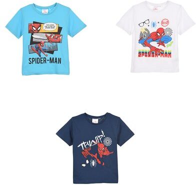 Spider-Man Spiderman T-shirt Børn (Blå, 4A - 104 CM)