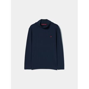 Lion of Porches Jersey cuello alto Navy