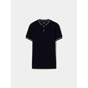 Lion of Porches Polo ajustado Navy