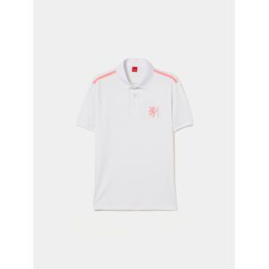 Lion of Porches Polo slim fit Blanco