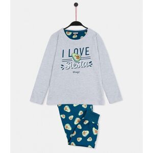 Pijama Niña MR WONDERFUL 55744 4 Gris Jaspeado