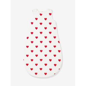 Saquito sin mangas estampado de corazones Petit Bateau, para bebé beige claro estampado