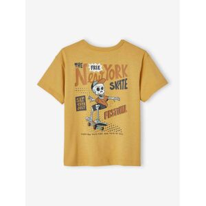 VERTBAUDET Camiseta con motivo gigante detrás para niño mostaza