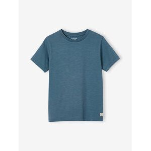VERTBAUDET Camiseta personalizable de manga corta, para niño azul medio liso con motivos