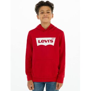 LEVIS KID'S Sudadera con capucha Levi's® Batwing Screenprint rojo