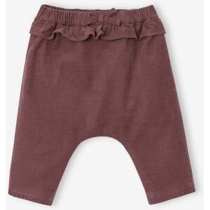 VERTBAUDET Pantalón de pana para bebé berenjena