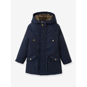 Parka cálida para niño - CYRILLUS azul marino