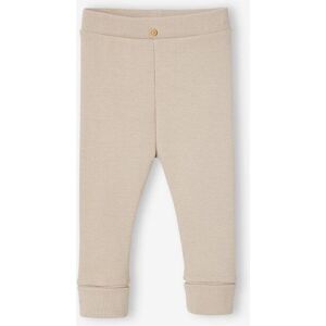 VERTBAUDET Leggings evolutivos para bebé BASICS beige