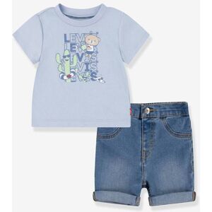 LEVIS KID'S Conjunto Levi's® short + camiseta azul claro