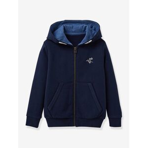 Sudadera con capucha niño CYRILLUS azul marino