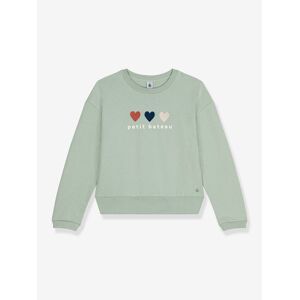 Sudadera corazón PETIT BATEAU verde